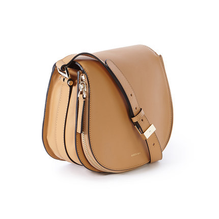 KAREN MILLEN 2016春季新款 经典复古简约皮质百搭拉链单肩斜挎包 KAREN MILLEN 2016春季新款 经典复古简约皮质百搭拉链单肩斜挎包