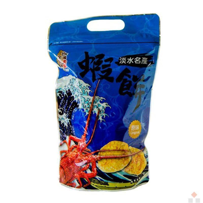 台湾美食全纪录 Made In Taiwan Local Food-淡水虾饼(原味) 90g/包*3包