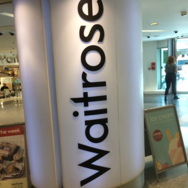 Photo taken at Waitrose by Chris B. on 6/22/2014-英国伦敦牧人布什购物中心 Photo taken at Waitrose by Chris B. on 6/22/2014