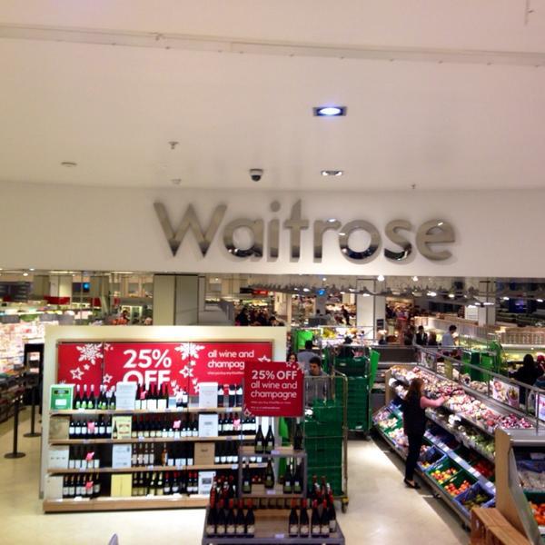 Photo taken at Waitrose by Marianna on 11/1/2014-英国伦敦牧人布什购物中心 Photo taken at Waitrose by Marianna on 11/1/2014