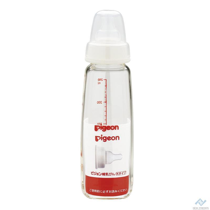【新佰朋】贝亲 K系列标准口径玻璃奶瓶 240ML 【新佰朋】贝亲 K系列标准口径玻璃奶瓶 240ML
