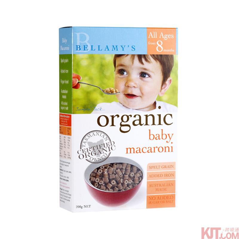 澳大利亚进口有机通心粉-Bellamys贝拉米 有机通心粉 200g 8个月以上