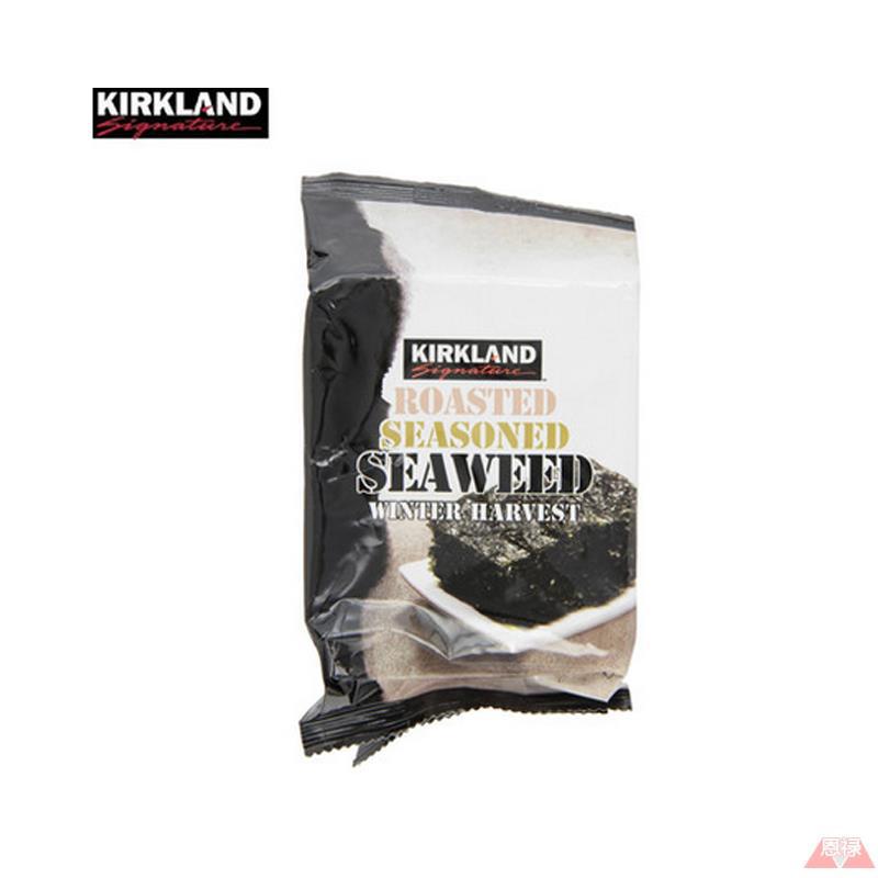 美国进口海苔-Kirkland Signature 盐烤海苔10*17g 美国进口海苔-Kirkland Signature 盐烤海苔10*17g