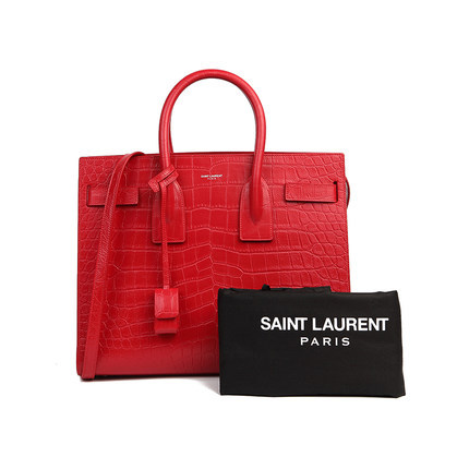 YSL/圣罗兰简约时尚纯色 香港现货女士手提斜挎包378299 CS38N