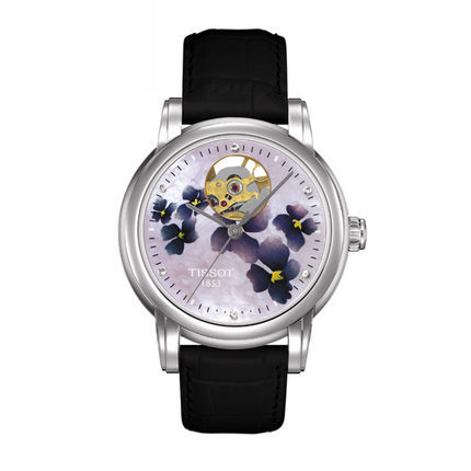 新品全球联保瑞士天梭心媛系列手表机械女表T050.207.16.106.00