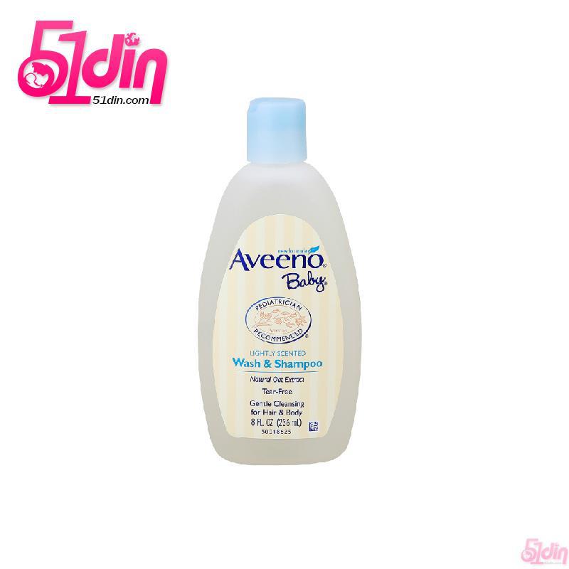 美国aveenobaby艾维诺婴儿天然燕麦洗发沐浴露二合一236ml