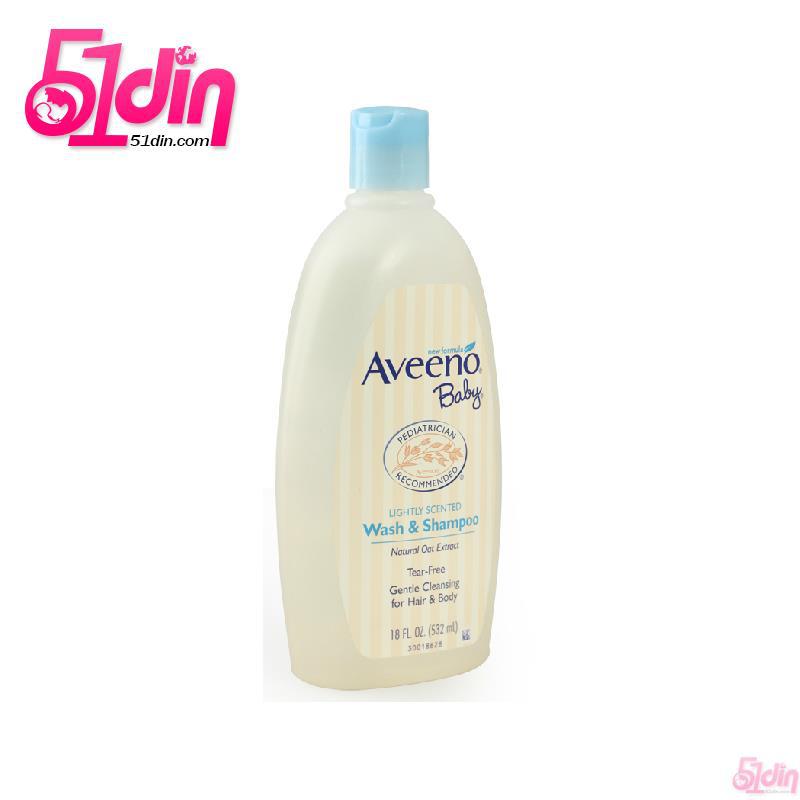 美国aveenobaby艾维诺婴儿天然燕麦洗发沐浴露二合一532ml