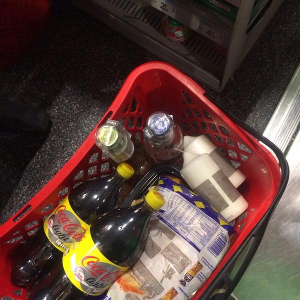 Photo taken at Carrefour by okan e. on 4/4/2014-法国巴黎罗什舒阿尔大道63号 Photo taken at Carrefour by okan e. on 4/4/2014