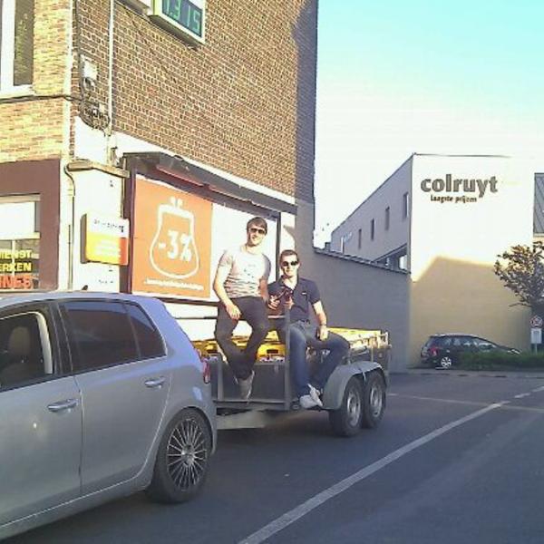 Photo taken at Colruyt by Thomas P. on 6/9/2012