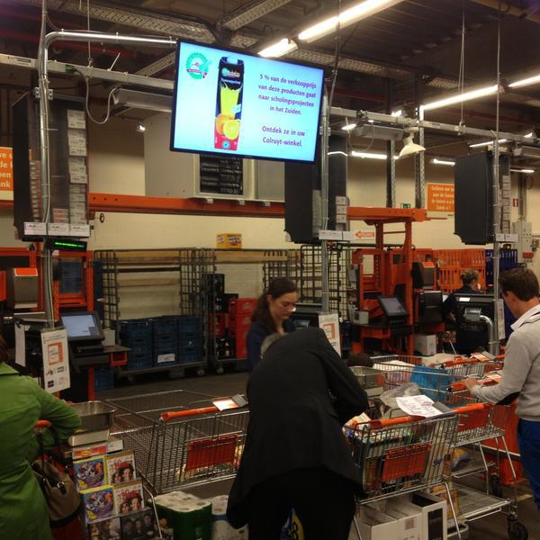 Photo taken at Colruyt by Rob S. on 5/2/2013