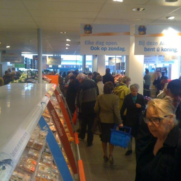 Photo taken at Albert Heijn by Stephanie V. on 5/11/2012
