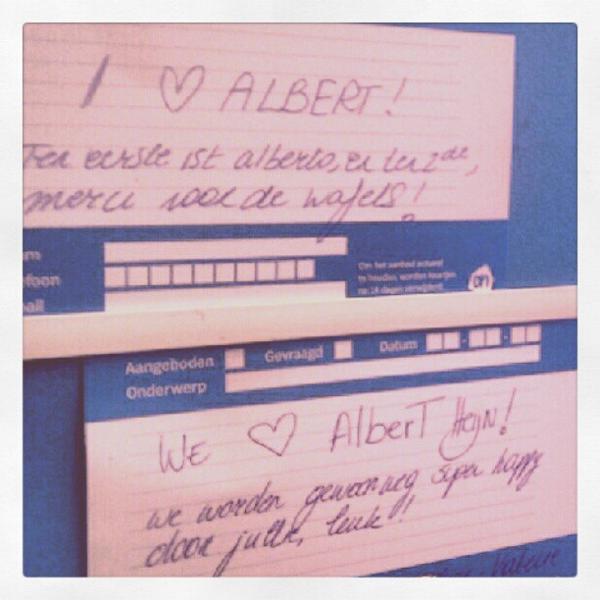 Photo taken at Albert Heijn by Stijn V. on 5/12/2012