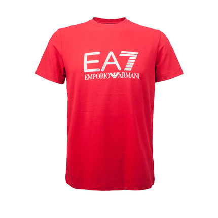 Emporio Armani/阿玛尼EA7短袖T恤男装 春夏新款黑T恤2733585A206