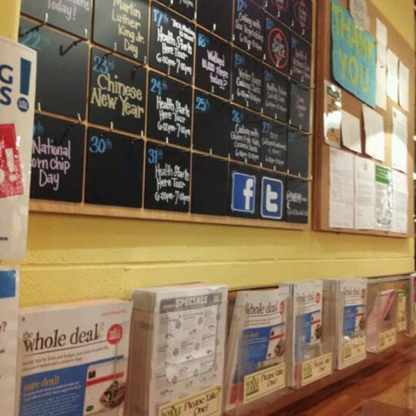 Photo taken at Whole Foods Market by TROY CLIFFORD H. on 1/27/2012