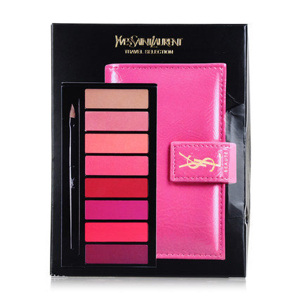 YSL圣罗兰旅行彩妆盒/巴黎丽人旅行彩妆盒/8色口红唇膏彩妆盘