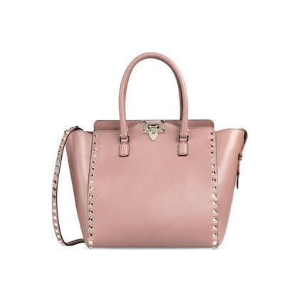 Valentino/华伦天奴新款女式手提包 牛皮柳钉包FWB00339专柜正品 Valentino/华伦天奴新款女式手提包 牛皮柳钉包FWB00339专柜正品