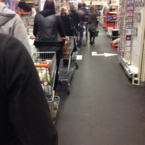 Photo taken at Colruyt by Elise V. on 11/12/2014