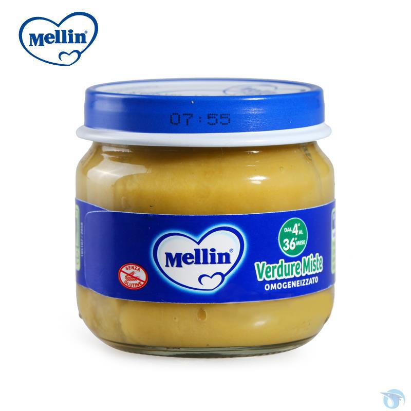 Mellin意大利美林混合蔬菜泥80g(2瓶装)