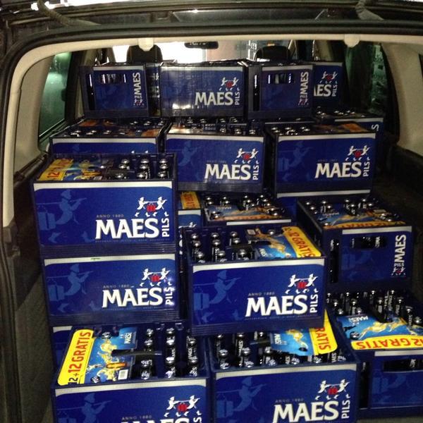 Photo taken at Colruyt by Thomas B. on 3/1/2014