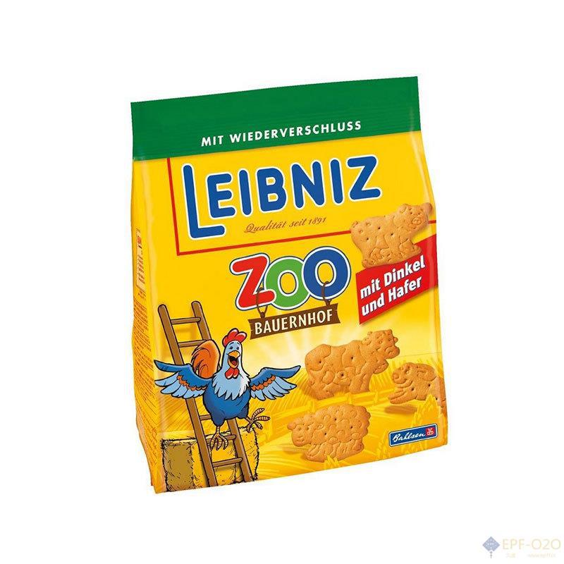 Leibniz莱布尼茨 Zoo动物园农场饼干 绿色装 125g
