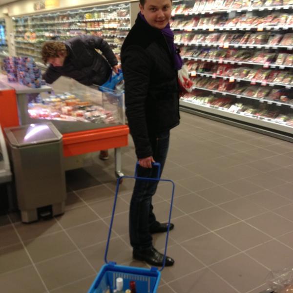 Photo taken at Albert Heijn by Kostya M. on 3/22/2013