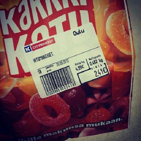 Photo taken at K-citymarket by Aino R. on 9/20/2012-北博滕区奥卢工厂街5 Photo taken at K-citymarket by Aino R. on 9/20/2012