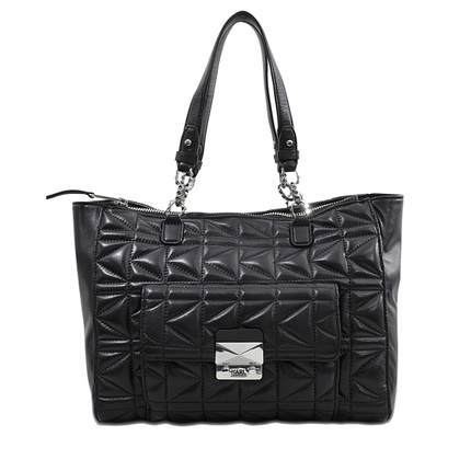 Karl lagerfeld kuilted购物手提包海外直邮法国官网直邮进口 Karl lagerfeld kuilted购物手提包海外直邮法国官网直邮进口