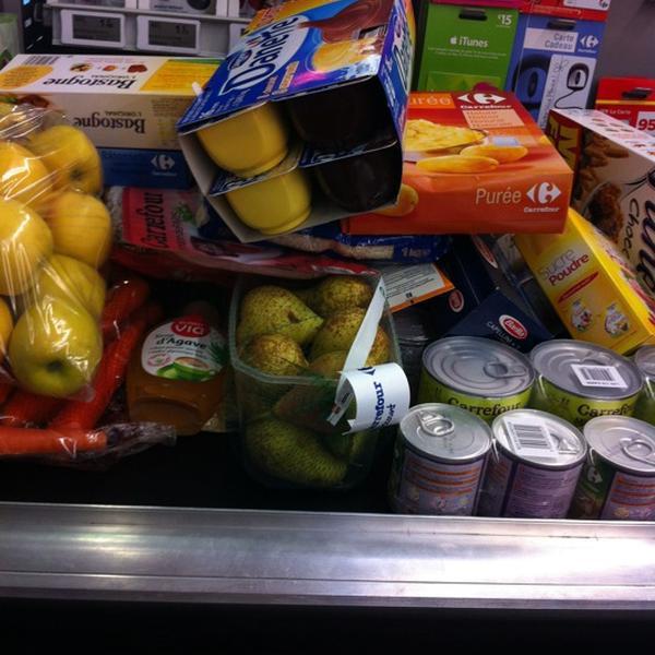 Photo taken at Carrefour by Hélène P. on 5/5/2012