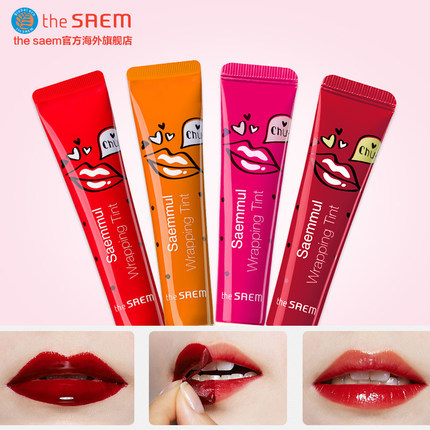 韩国the saem/得鲜撕拉唇彩持久防水不脱色不掉色咬唇妆口红正品 韩国the saem/得鲜撕拉唇彩持久防水不脱色不掉色咬唇妆口红正品