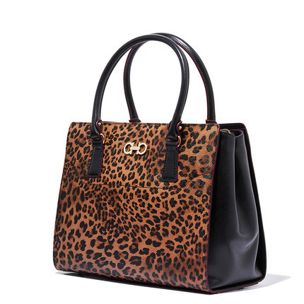 Ferragamo/菲拉格慕ferragamo女包16新款豹纹手提包21F271 617990 Ferragamo/菲拉格慕ferragamo女包16新款豹纹手提包21F271 617990