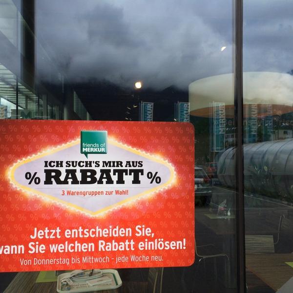 Photo taken at MERKUR Ihr Markt by Hawkeye on 8/16/2014