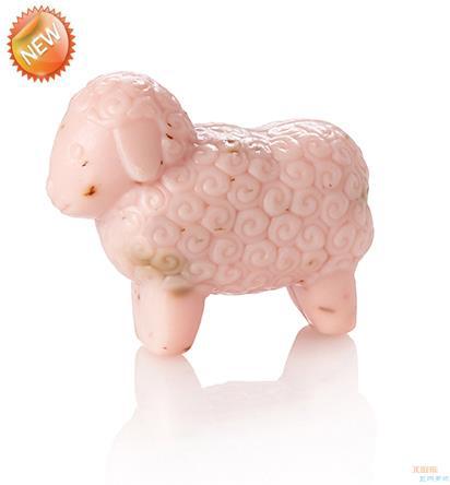 奥地利玫瑰绵羊奶皂绵羊形100g 奥地利玫瑰绵羊奶皂绵羊形100g