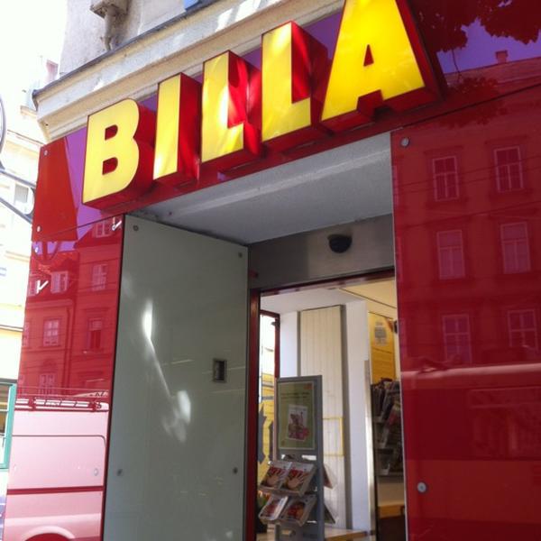 Photo taken at Billa by Lukas J. on 5/9/2012