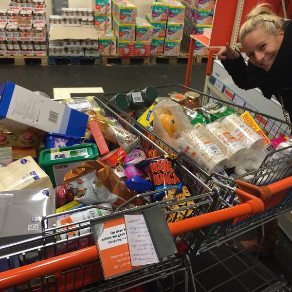 Photo taken at Colruyt by Helen B. on 1/24/2015