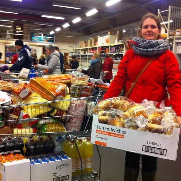 Photo taken at Colruyt by Jana D. on 1/28/2015