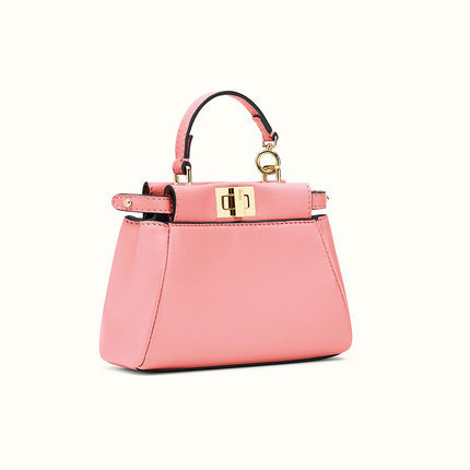 FENDI芬迪fendi女包16新款纯色小牛皮迷你包斜挎包8M0355K47F0NVJ