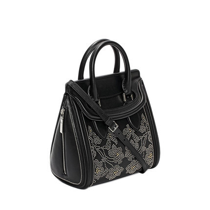 ALEXANDER MCQUEEN麦昆女包16春款小号牛皮珠饰手提包45284272dw