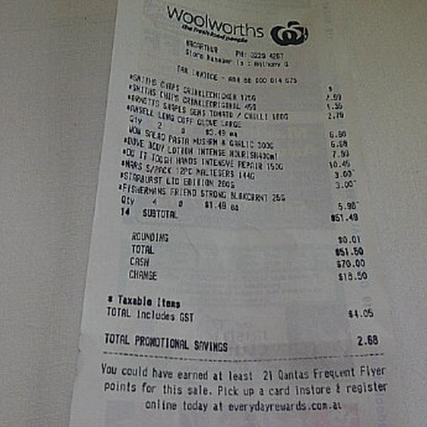 Photo taken at Woolworths by Ozuzuzo on 12/11/2011