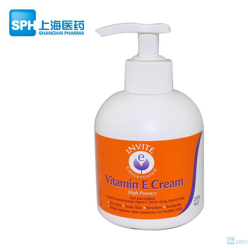 Invite E维他命E乳霜VE霜200g Invite E维他命E乳霜VE霜200g