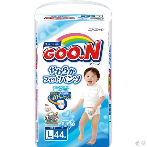 【爱谊精品】GOO.N大王拉拉裤大号PL44片(男) 标准装
