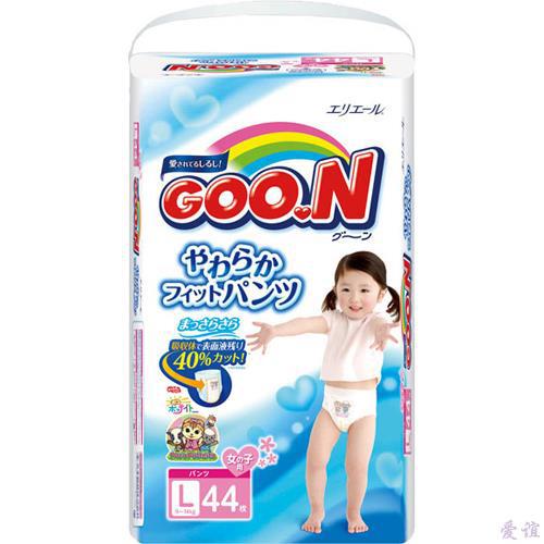【爱谊精品】GOO.N大王拉拉裤大号PL44片(女) 标准装