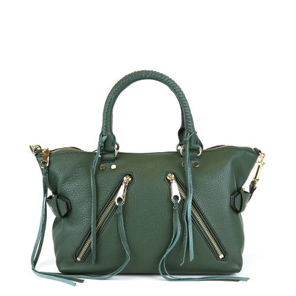 Rebecca Minkoff(美国)经典牛皮单肩斜跨女包 MOTO SATCHEL系列 Rebecca Minkoff(美国)经典牛皮单肩斜跨女包 MOTO SATCHEL系列