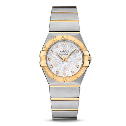 全球联保 欧米茄星座系列手表 女士石英腕表123.20.27.60.55.008