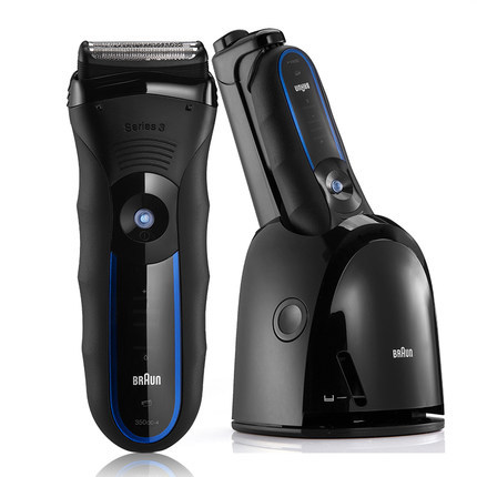 德国原装进口博朗剃须刀电动350cc-4往复全身水洗刮胡刀男充电式