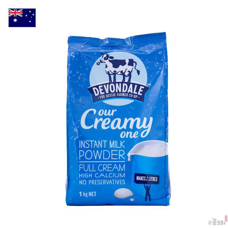 澳大利亚进口全脂高钙奶粉-Devondale德运奶粉 全脂高钙奶粉1Kg 澳大利亚进口全脂高钙奶粉-Devondale德运奶粉 全脂高钙奶粉1Kg
