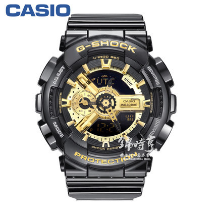 香港直邮 卡西欧(CASIO) G-SHOCK防震防水运动男表GA-110GB-1A 香港直邮 卡西欧(CASIO) G-SHOCK防震防水运动男表GA-110GB-1A