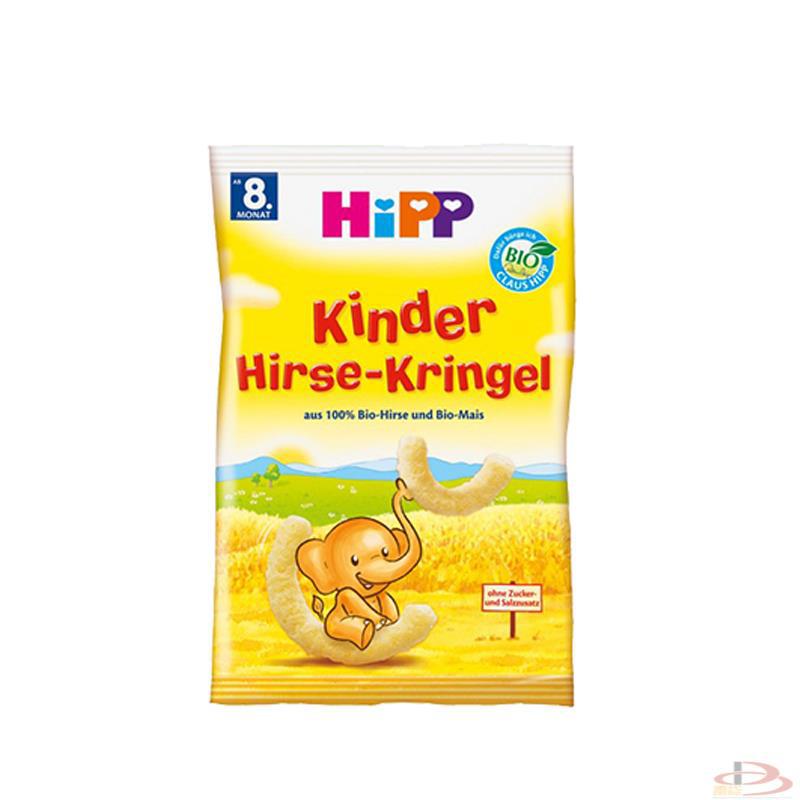 德国喜宝HIPP磨牙米饼饼干玉米味kinder Hirse 30g