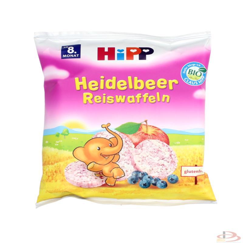 德国喜宝HIPP磨牙米饼饼干蓝莓味Heidelbeer 35g