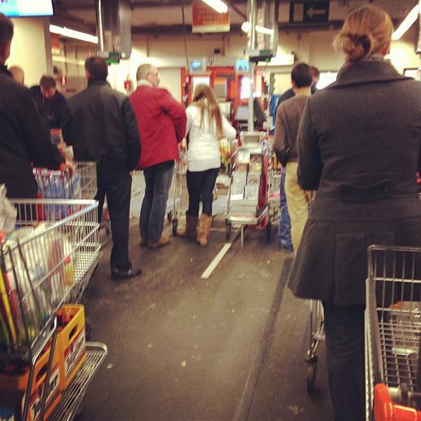 Photo taken at Colruyt by Gregory v. on 11/2/2012