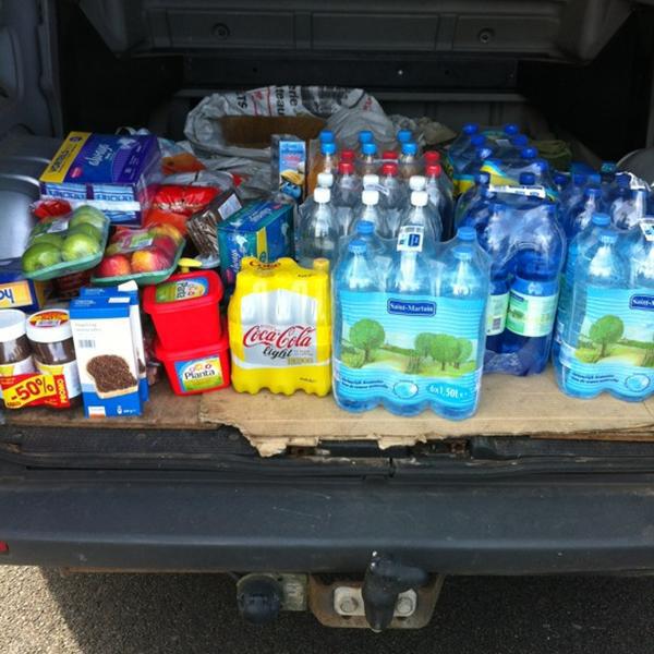 Photo taken at Colruyt by Linda H. on 11/10/2012